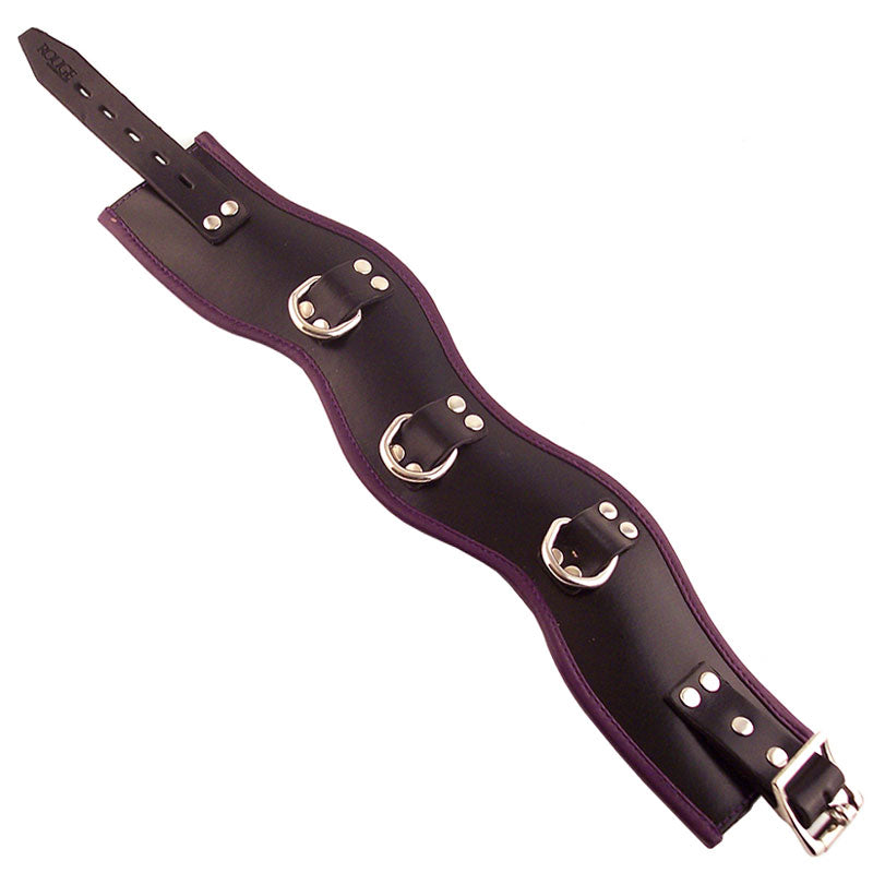 Rouge Garments Black And Purple Padded Posture Collar – product image for adult pleasure and intimacy
