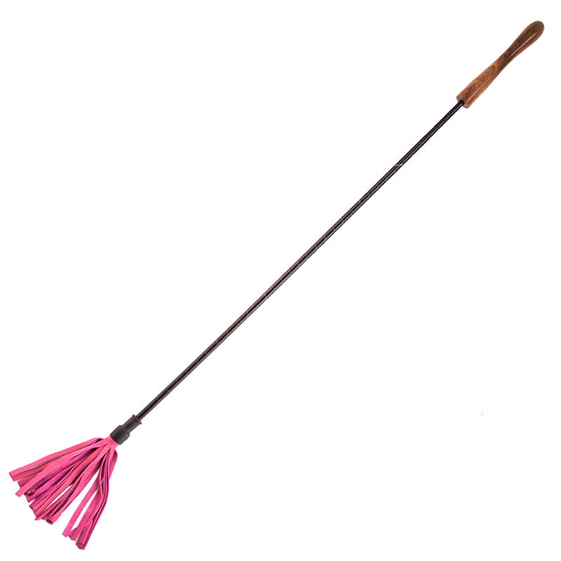 Rouge Garments Riding Crop With Wooden Handle Pink – product image for adult pleasure and intimacy