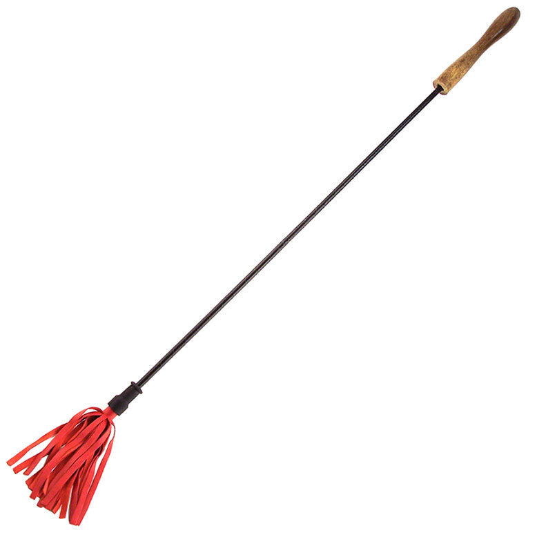Rouge Garments Riding Crop With Wooden Handle Red – product image for adult pleasure and intimacy