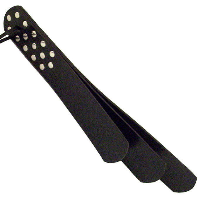 Rouge Garments Three Flap Paddle Black – product image for adult pleasure and intimacy