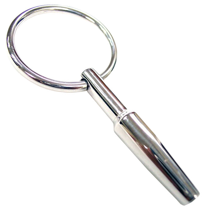 Rouge Stainless Steel Urethral Probe With Ring – product image for adult pleasure and intimacy