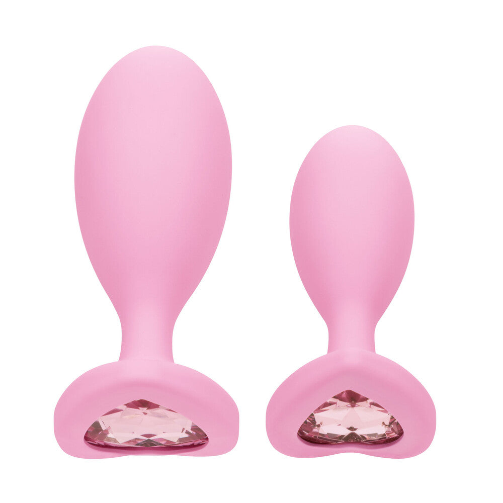 First Time Crystal Booty Duo Butt Plugs – product image for adult pleasure and intimacy