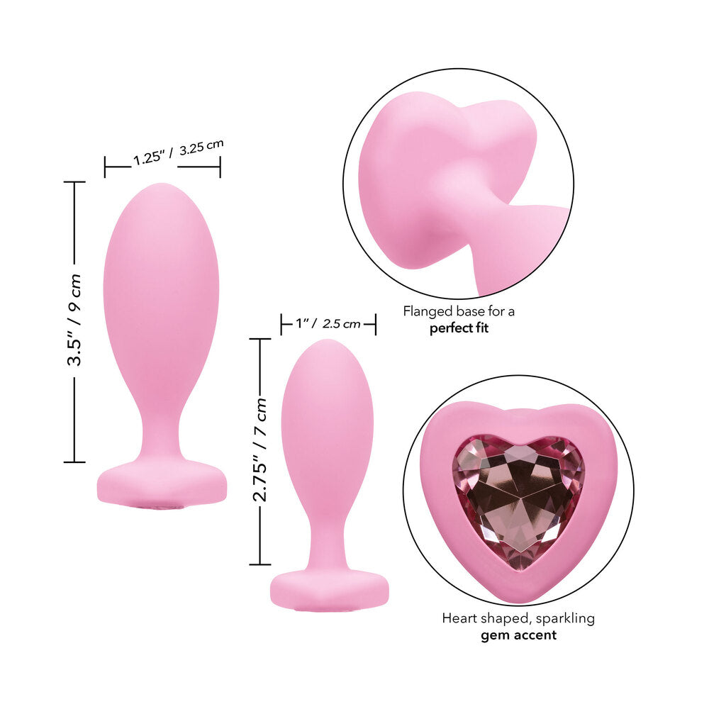 First Time Crystal Booty Duo Butt Plugs – Explore Enhanced Intimacy | Discreet UK Shipping