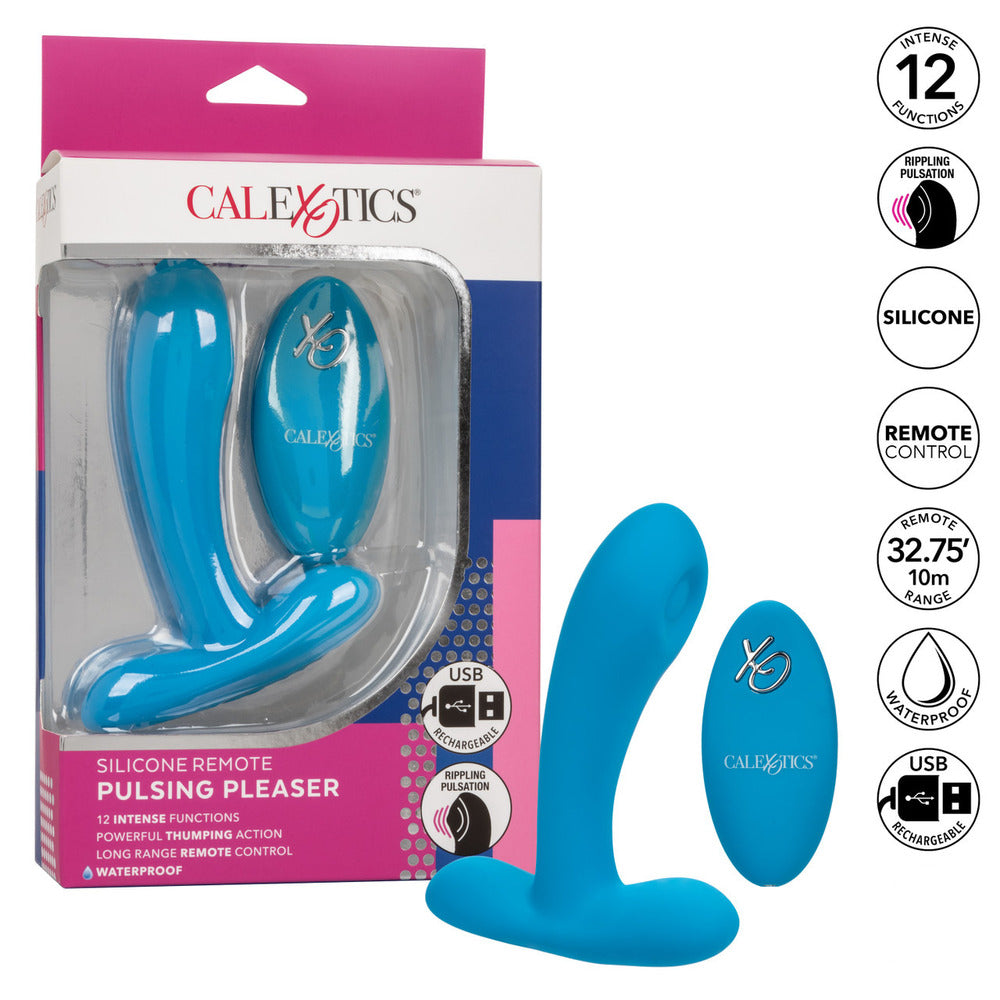 Remote Controlled Pulsing Pleaser Vibrator – Powerful Rechargeable Vibrator for Intense Pleasure | UK Exclusive