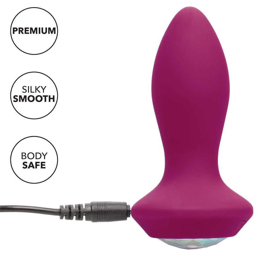 Power Gem Butt Plug Vibrating Crystal Probe PETITE – Explore Enhanced Intimacy | Discreet UK Shipping