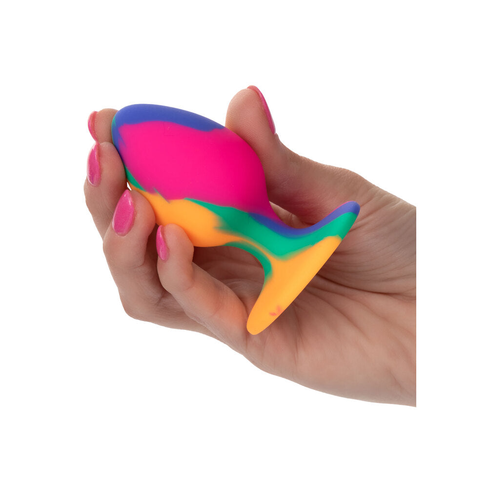 Cheeky Medium Tie Dye Butt Plug – Explore Enhanced Intimacy | Discreet UK Shipping