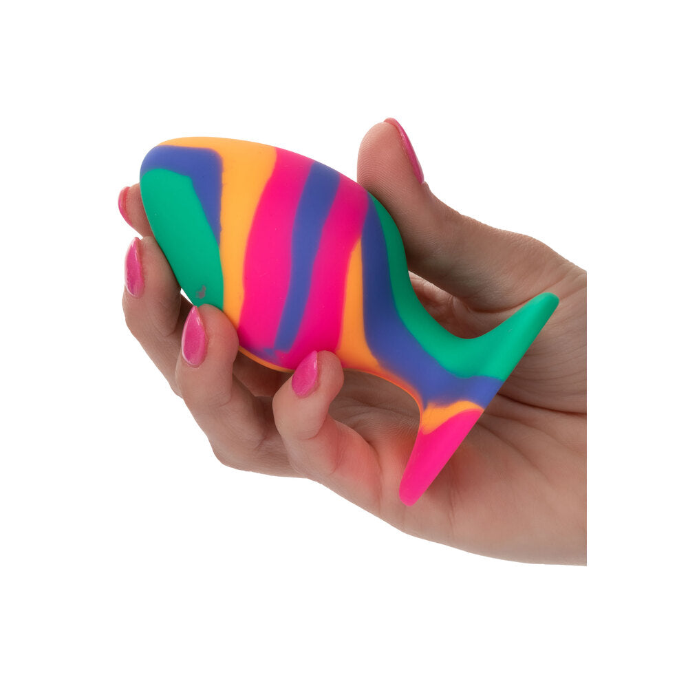 Cheeky Large Tie Dye Butt Plug – Explore Enhanced Intimacy | Discreet UK Shipping