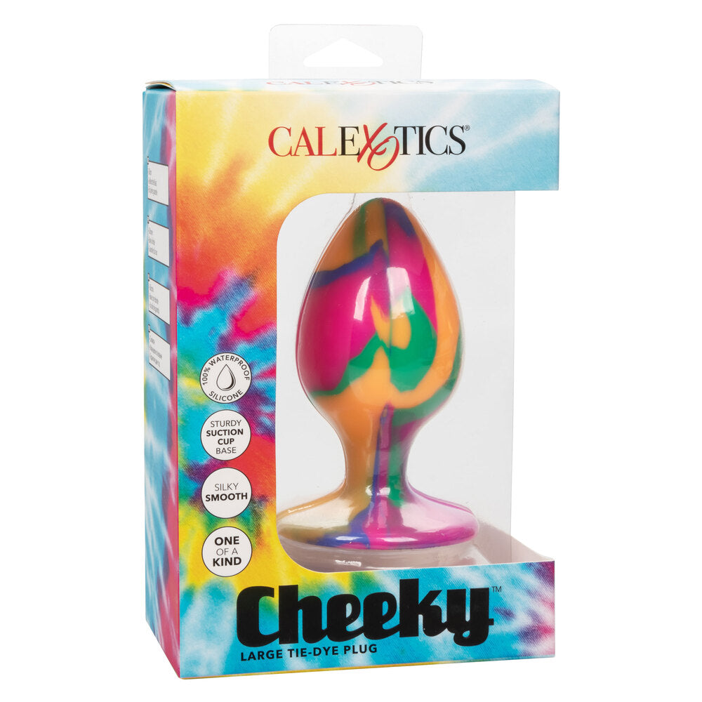 Cheeky Large Tie Dye Butt Plug – Explore Enhanced Intimacy | Discreet UK Shipping