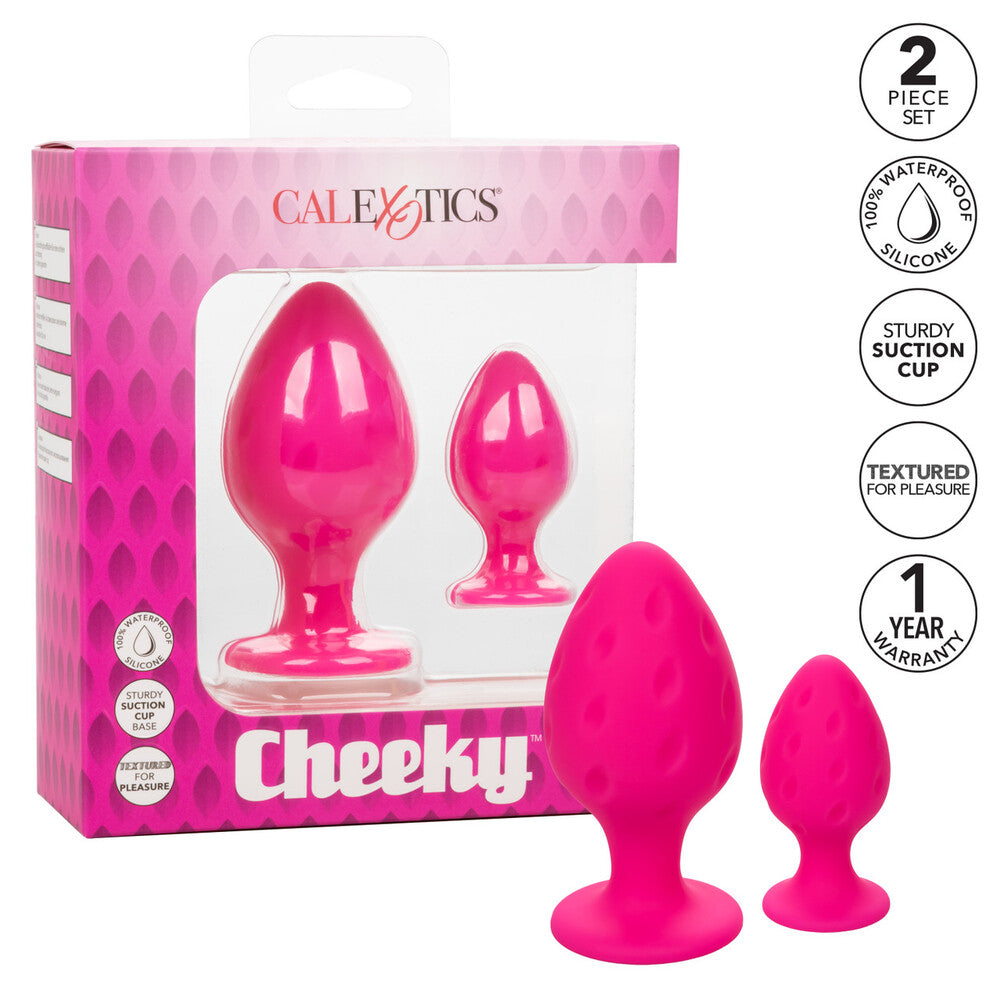 Cheeky Butt Plug Duo Pink – Explore Enhanced Intimacy | Discreet UK Shipping