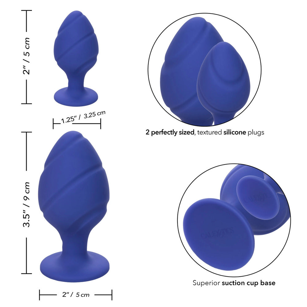 Cheeky Butt Plug Duo Purple – Explore Enhanced Intimacy | Discreet UK Shipping