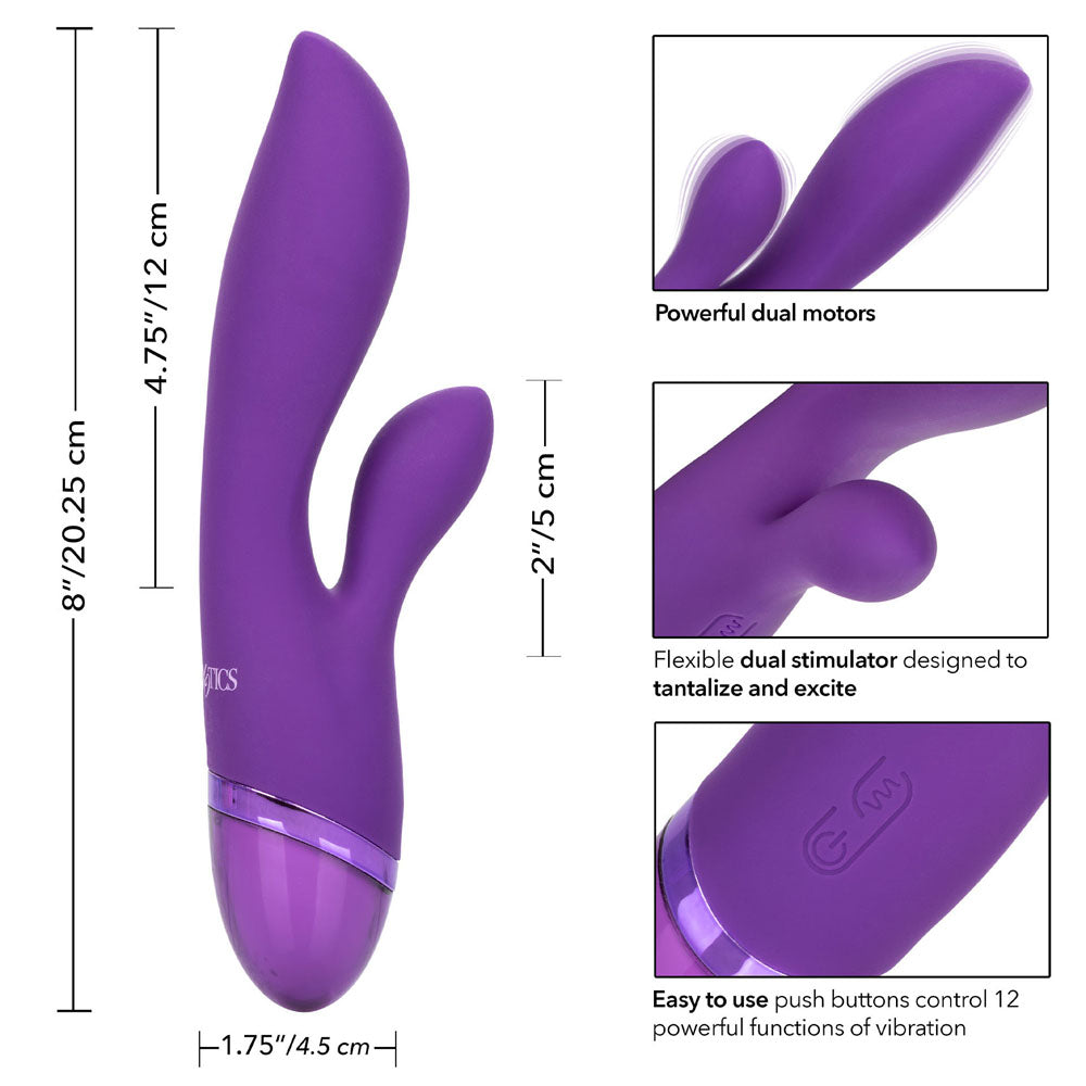 Aura Dual Lover Rechargeable Vibrator – Powerful Rechargeable Vibrator for Intense Pleasure | UK Exclusive