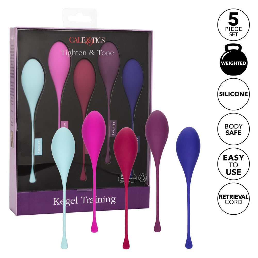 Tighten And Tone Kegel Training 5 Piece Set – Explore Enhanced Intimacy | Discreet UK Shipping