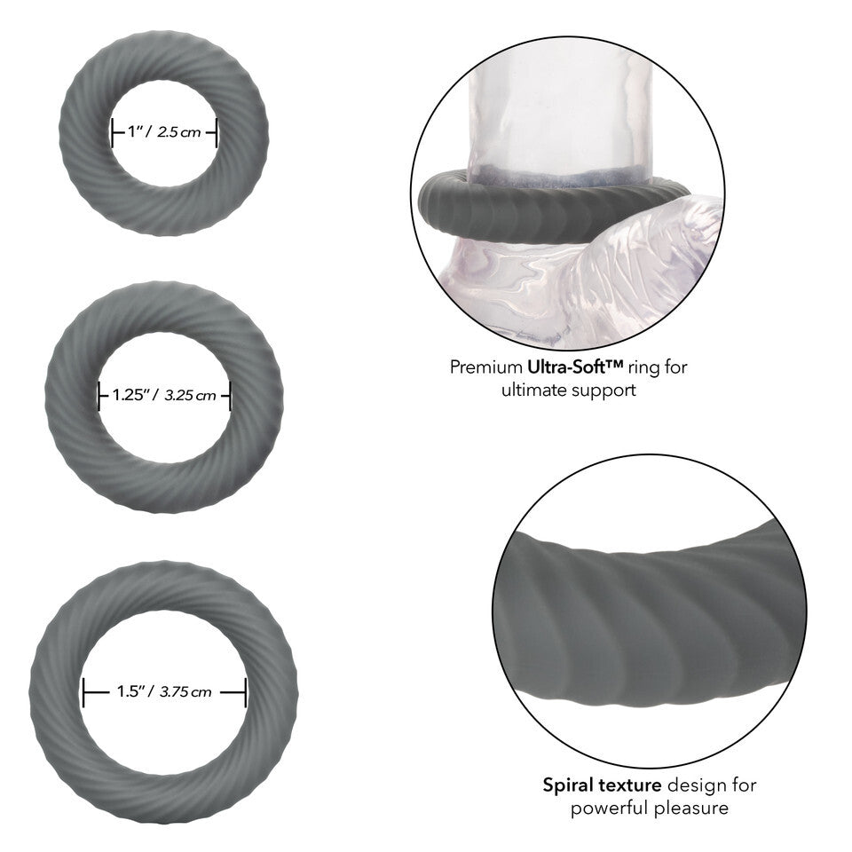 Link Up Ultra Soft Ultimate Cock Ring Set – Explore Enhanced Intimacy | Discreet UK Shipping