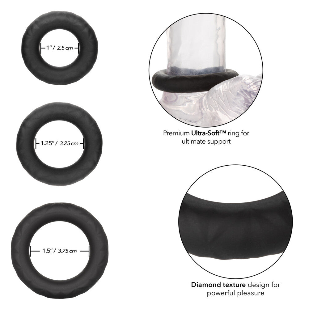 Link Up Ultra Soft Supreme Cock Ring Set – Explore Enhanced Intimacy | Discreet UK Shipping
