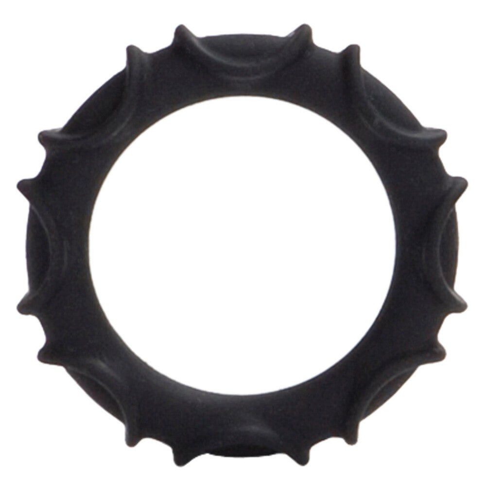 Atlas Silicone Cock Ring Black – product image for adult pleasure and intimacy