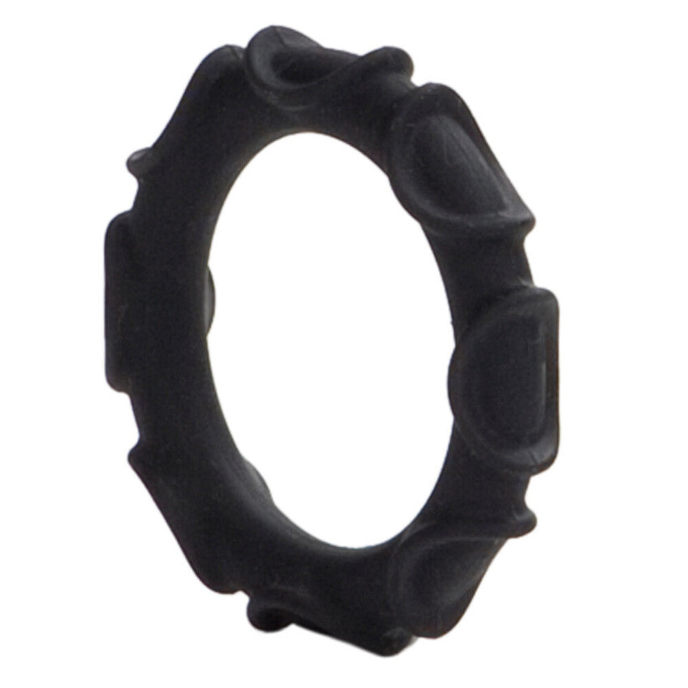 Atlas Silicone Cock Ring Black – Explore Enhanced Intimacy | Discreet UK Shipping