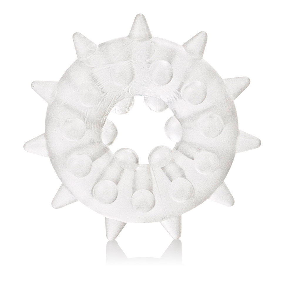 Sexagon Enhancer 2 Clear Cock Ring – product image for adult pleasure and intimacy