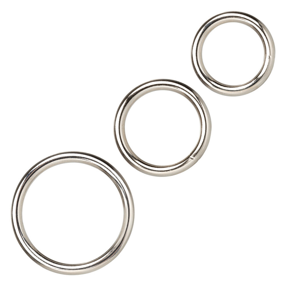 3 Piece Silver Ring Set – product image for adult pleasure and intimacy