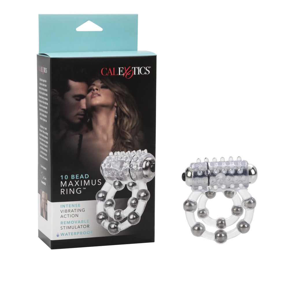 10 Bead Maximus Cock Ring – Explore Enhanced Intimacy | Discreet UK Shipping