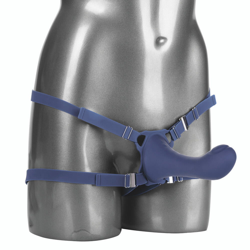 Her Royal Harness Me2 Thumper Strap On With Rechargeable Vibe – product image for adult pleasure and intimacy