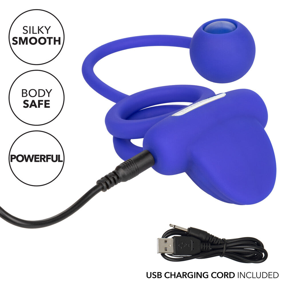 Rechargeable Dual Rockin Rim Enhancer Cock Ring – Explore Enhanced Intimacy | Discreet UK Shipping