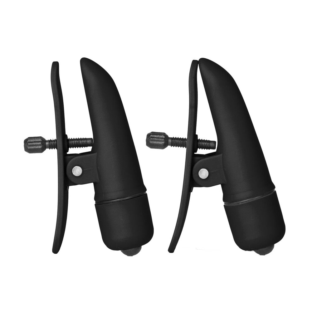 Nipplettes Vibrating Black Nipple Clamps – product image for adult pleasure and intimacy