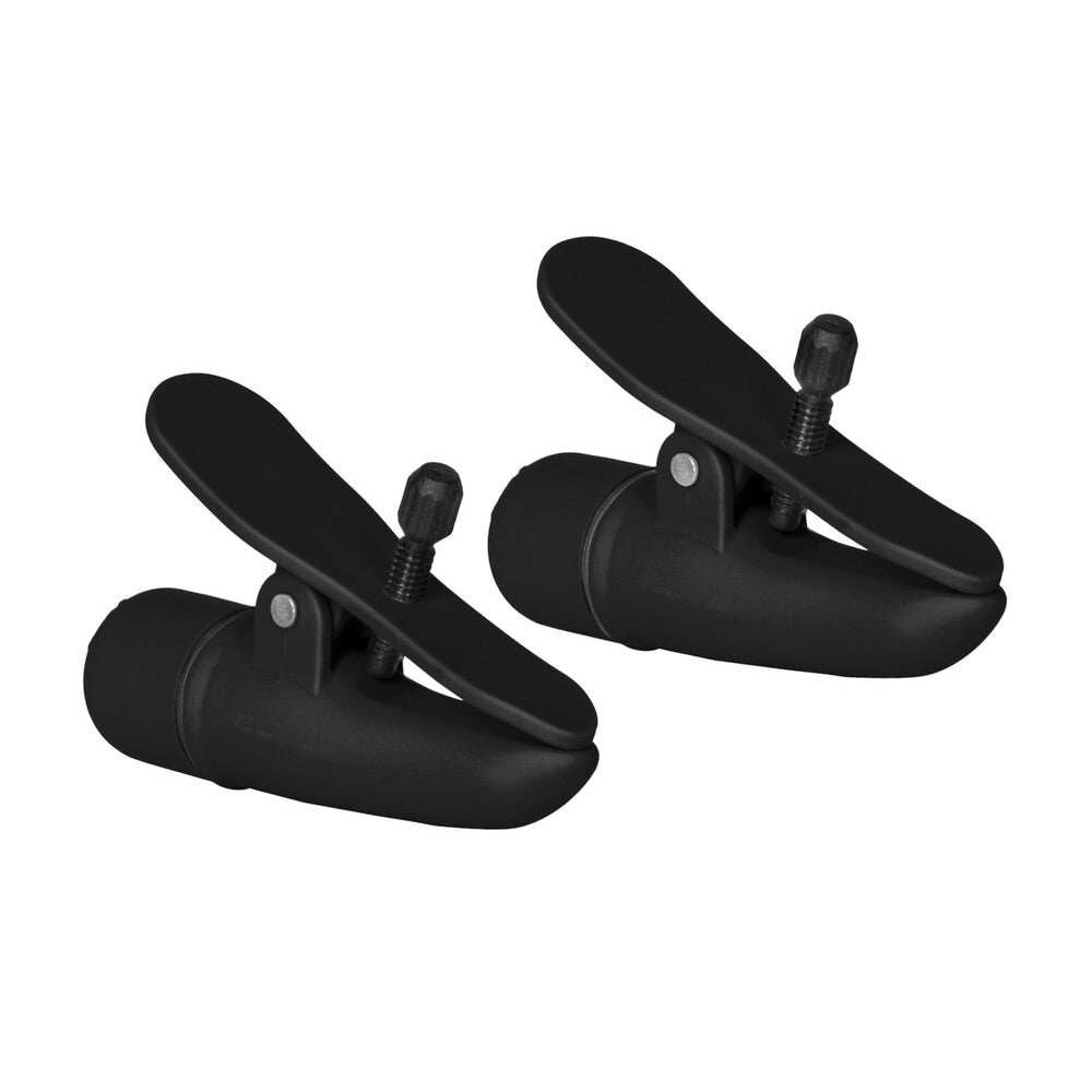 Nipplettes Vibrating Black Nipple Clamps – Explore Enhanced Intimacy | Discreet UK Shipping