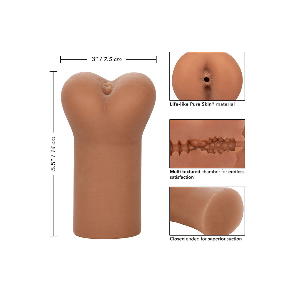 Boundless Anus Masturbator Flesh Brown – Explore Enhanced Intimacy | Discreet UK Shipping