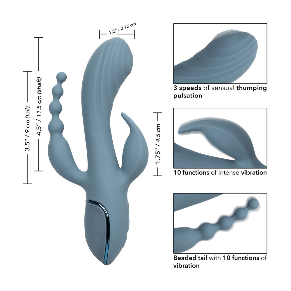 Triple Ecstasy Triple Motor Stimulator – Explore Enhanced Intimacy | Discreet UK Shipping