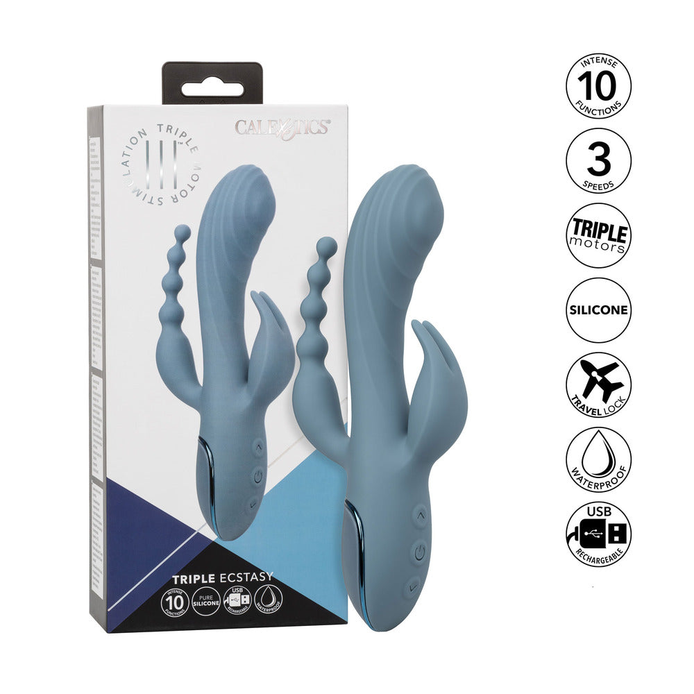 Triple Ecstasy Triple Motor Stimulator – Explore Enhanced Intimacy | Discreet UK Shipping
