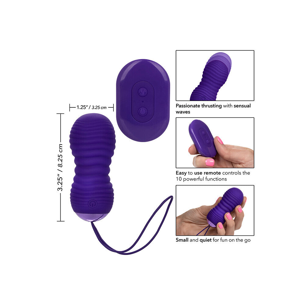 Slay THRUSTME Remote Control Ribbed Bullet – Explore Enhanced Intimacy | Discreet UK Shipping