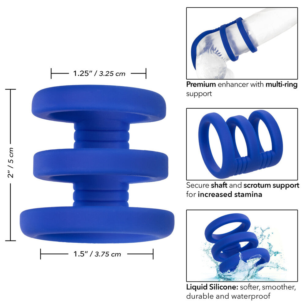 Admiral Triple Cock Cage – Explore Enhanced Intimacy | Discreet UK Shipping