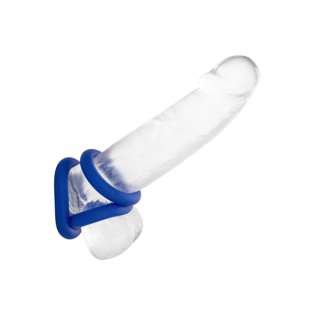 Admiral Universal Cock Ring Set Blue – Explore Enhanced Intimacy | Discreet UK Shipping