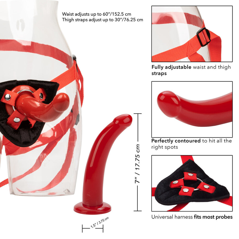Sophias Red Rider Strap On Dildo – Explore Enhanced Intimacy | Discreet UK Shipping