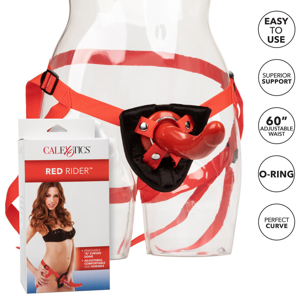 Sophias Red Rider Strap On Dildo – Explore Enhanced Intimacy | Discreet UK Shipping