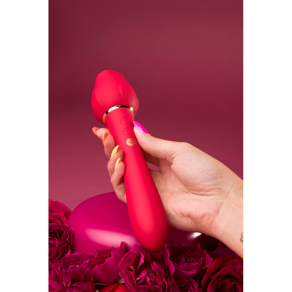 Secret Kisses Rosegasm Lingo Dual Ended Rose Sex Toy