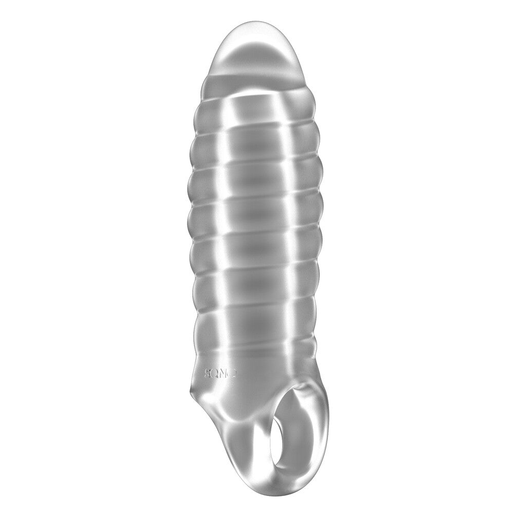 Sono No.36 Stretchy Thick Penis Extension Transparent – product image for adult pleasure and intimacy