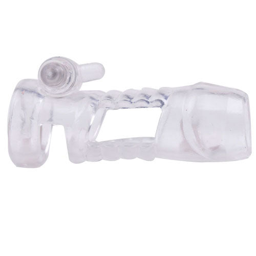 Clear Vibrating Penis Sleeve – product image for adult pleasure and intimacy