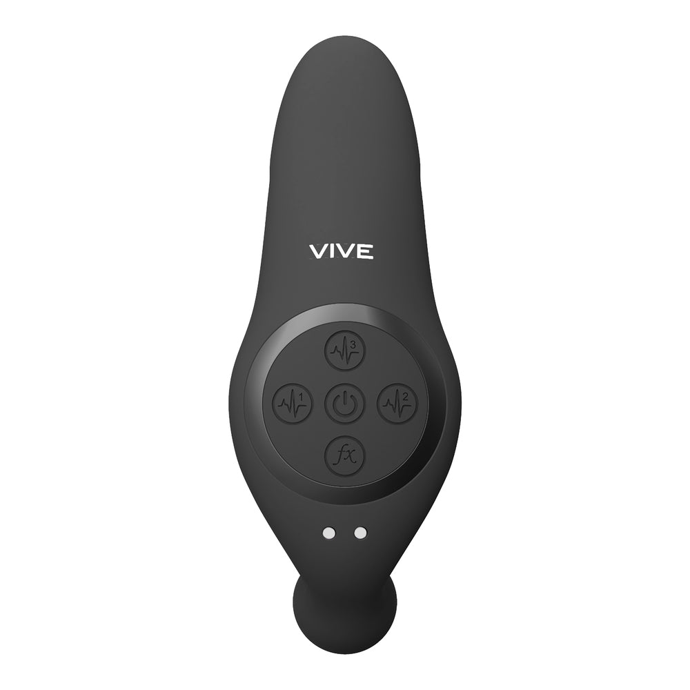 Vive Kata Double Penetrator Vibrator Black – Powerful Rechargeable Vibrator for Intense Pleasure | UK Exclusive