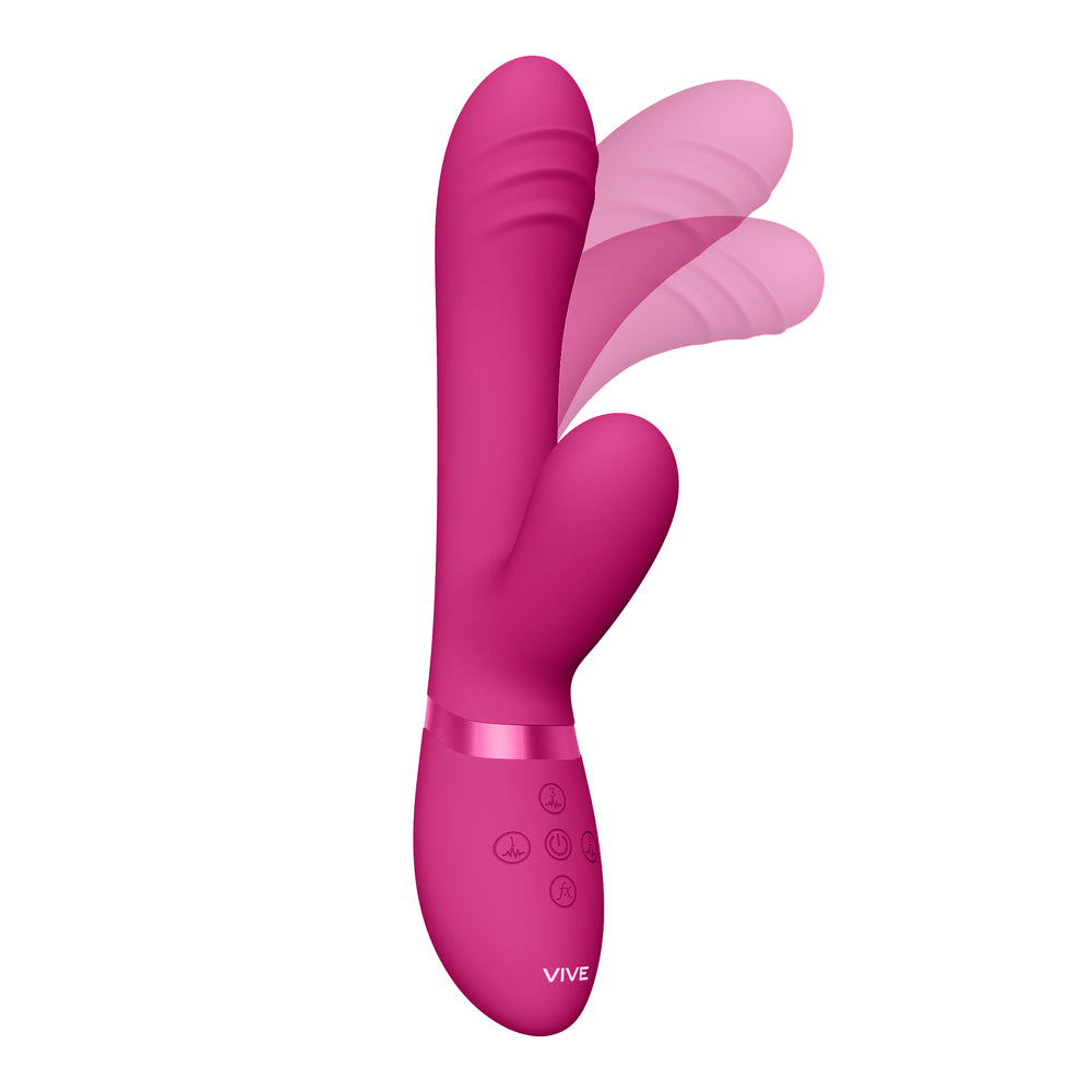 Vive Tani Finger Motion With Pulse Wave Vibrator Pink – Powerful Rechargeable Vibrator for Intense Pleasure | UK Exclusive