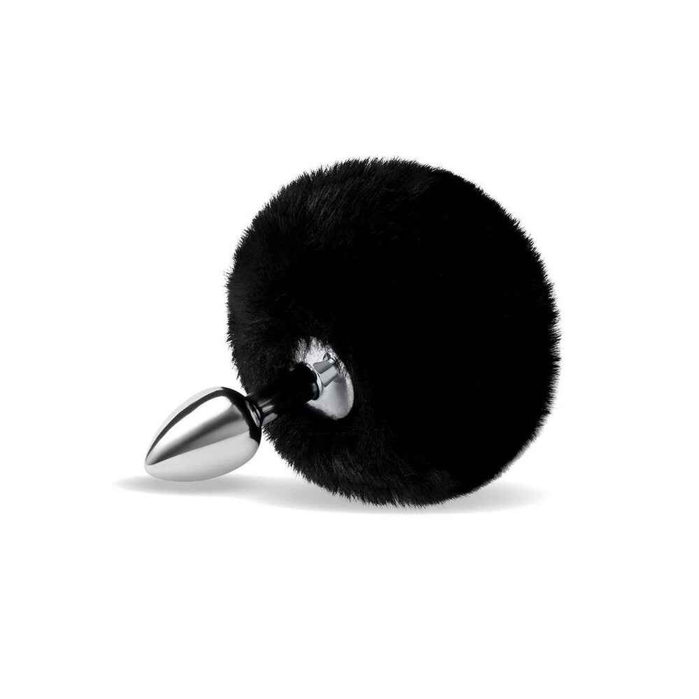 Furry Tales Black Bunny Tail Butt Plug – product image for adult pleasure and intimacy