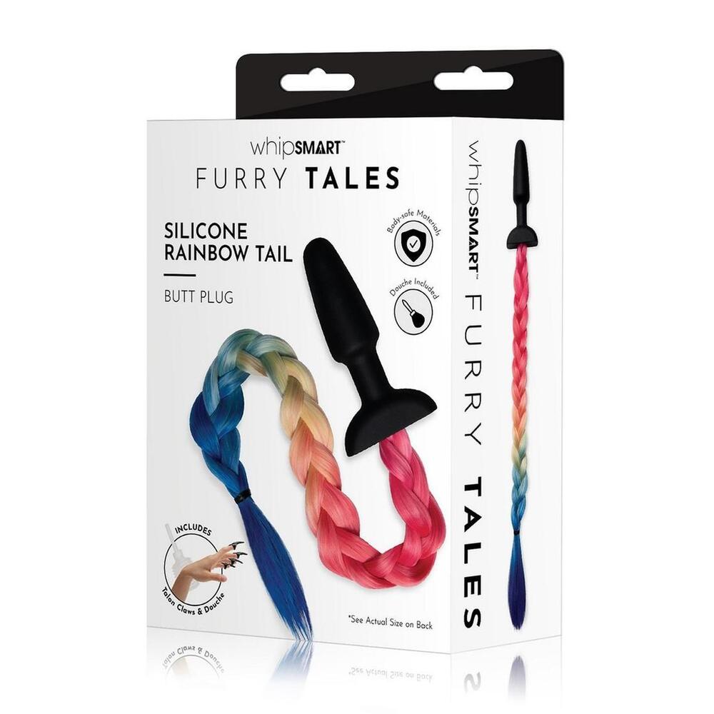 Furry Tales Rainbow Tail Butt Plug – Explore Enhanced Intimacy | Discreet UK Shipping