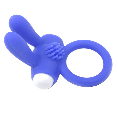 Cockring With Rabbit Ears Blue – Explore Enhanced Intimacy | Discreet UK Shipping