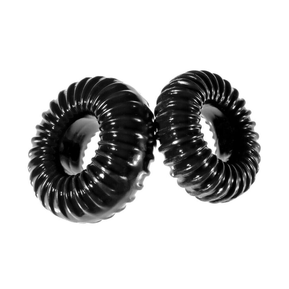 Perfect Fit XPlay Gear Slim Ribbed Cock Rings 2 Pack – product image for adult pleasure and intimacy