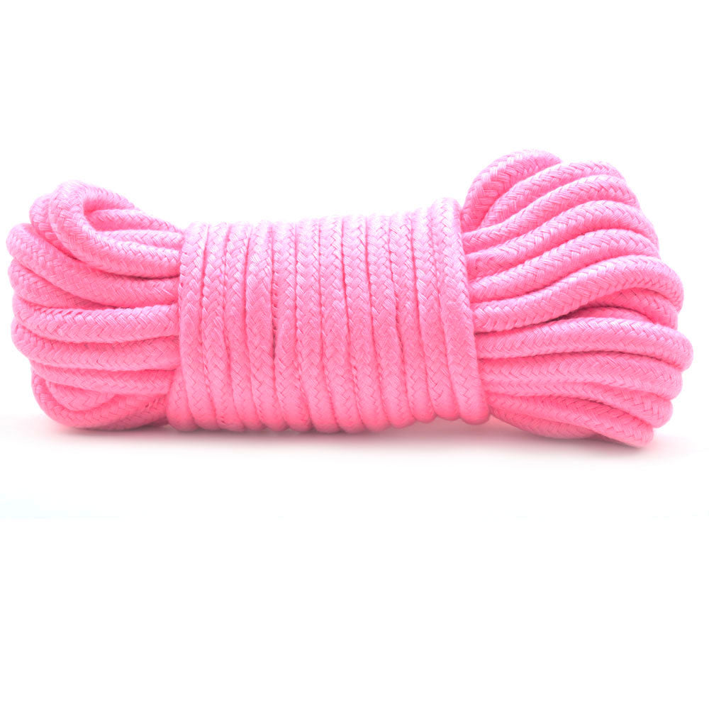 10 Metres Cotton Bondage Rope Pink – product image for adult pleasure and intimacy