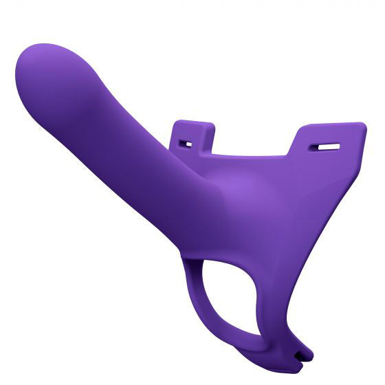 Zoro Silicone Strap on System With Waistbands Purple 5.5 Inch – Explore Enhanced Intimacy | Discreet UK Shipping
