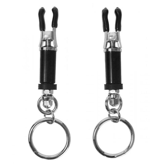 Bondage Ring Barrel Nipple Clamps – product image for adult pleasure and intimacy