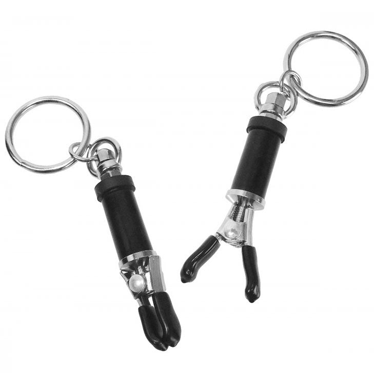 Bondage Ring Barrel Nipple Clamps – Explore Enhanced Intimacy | Discreet UK Shipping