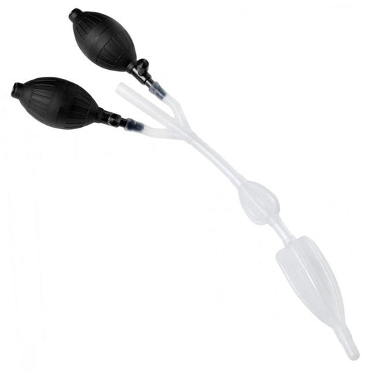 Clean Stream Silicone Inflatable Double Bulb Enema System – product image for adult pleasure and intimacy
