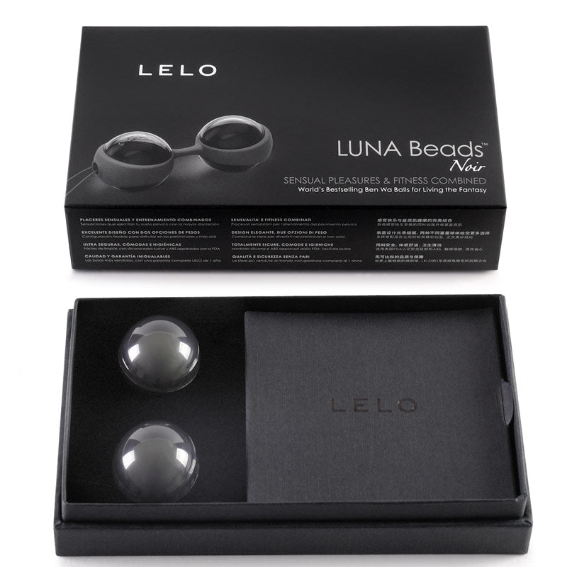 Lelo Luna Beads Noir – Explore Enhanced Intimacy | Discreet UK Shipping